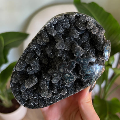 Black Galaxy Amethyst Geode