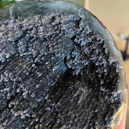 Black Galaxy Amethyst Geode