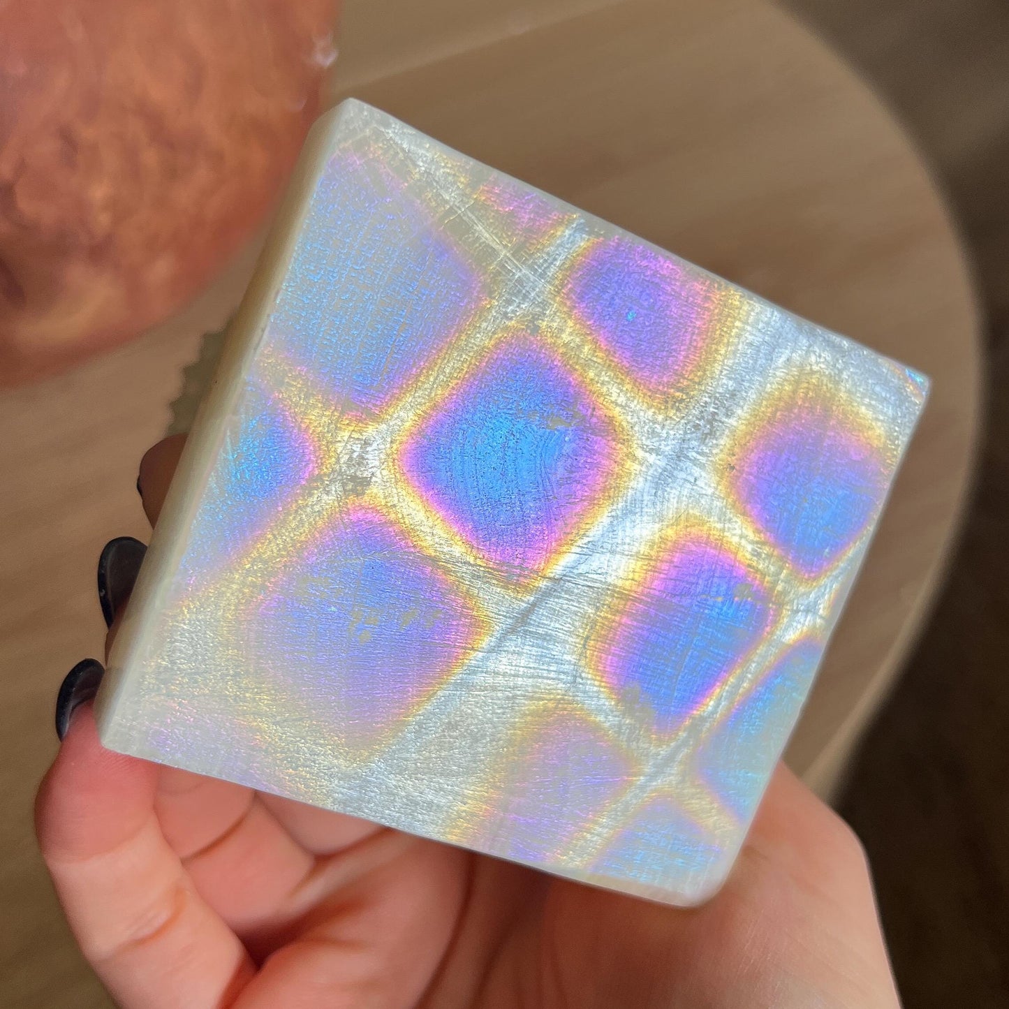 Rainbow Aura Jade Buddha