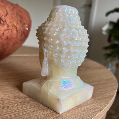 Rainbow Aura Jade Buddha