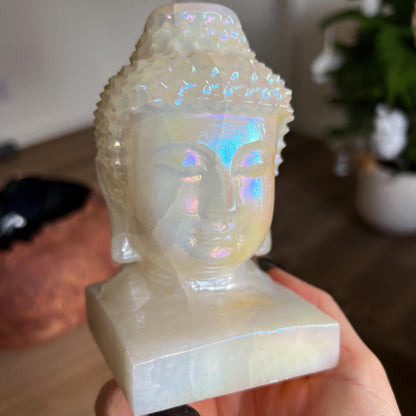Rainbow Aura Jade Buddha