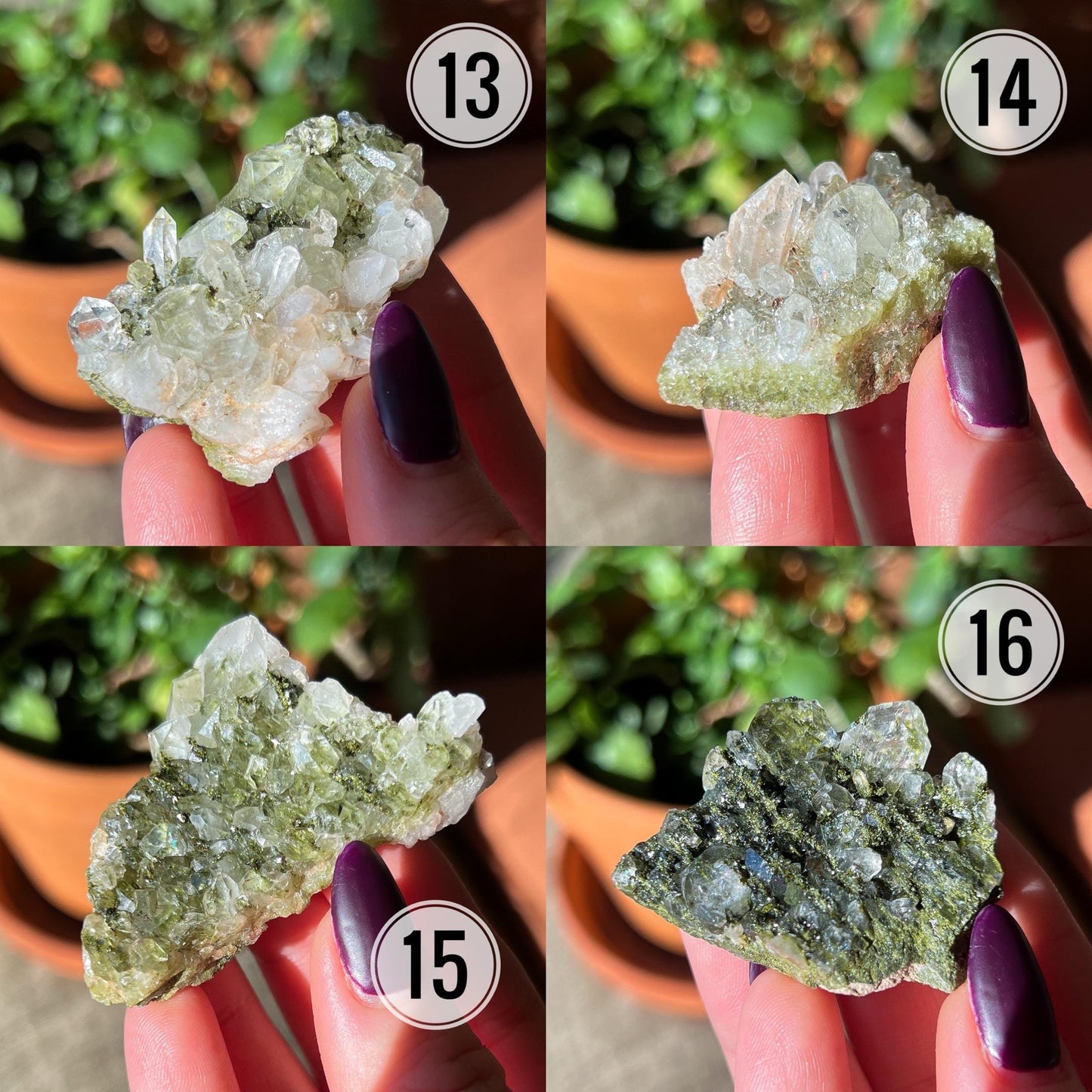 Fairy Forest Epidote Quartz