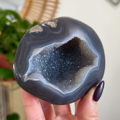 Sugar Druzy Agate Cave