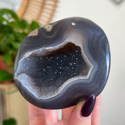Sugar Druzy Agate Cave