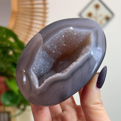 Sugar Druzy Agate Cave