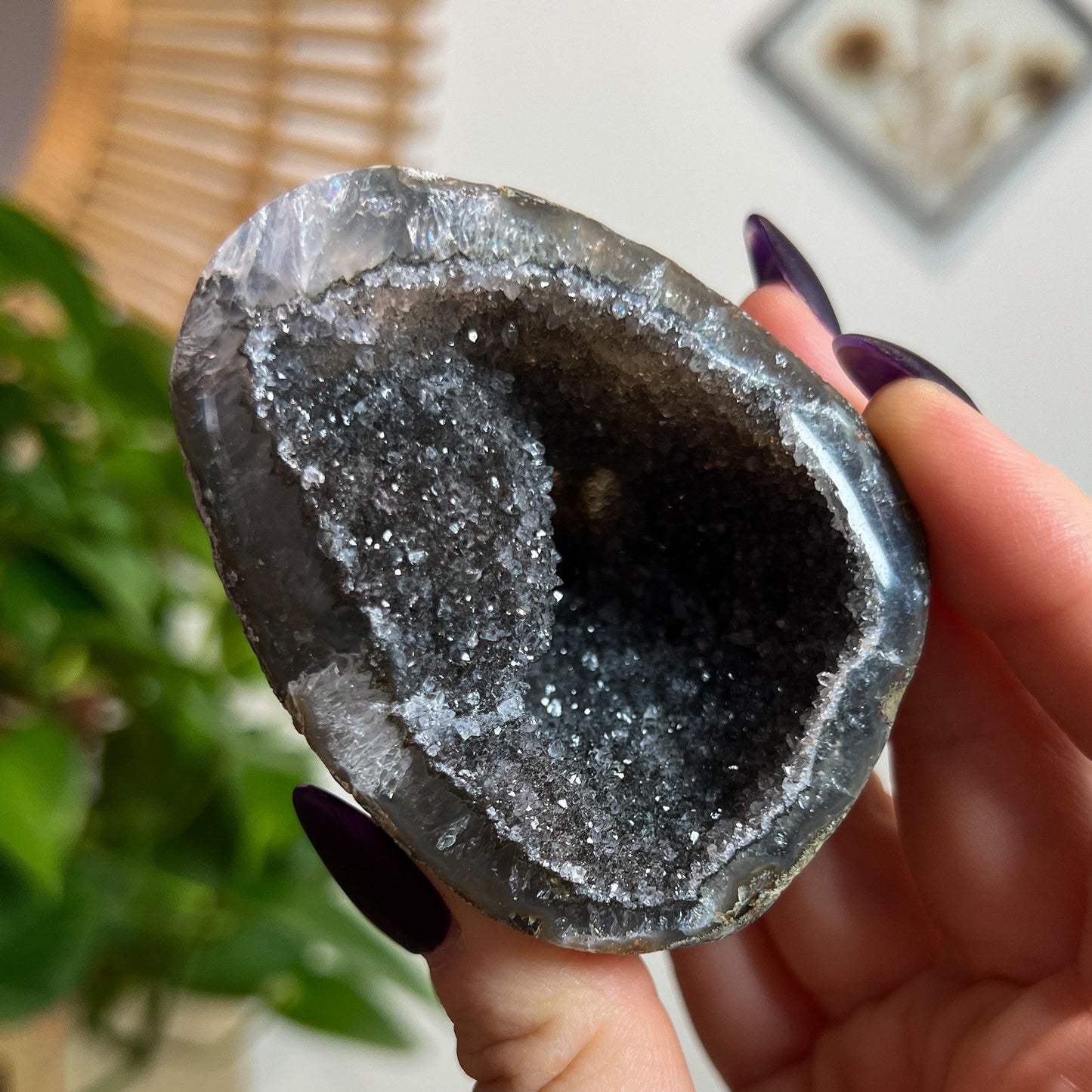 Black Galaxy Amethyst Cave