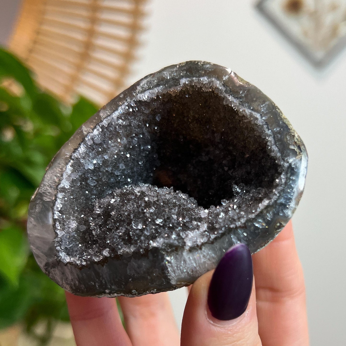 Black Galaxy Amethyst Cave
