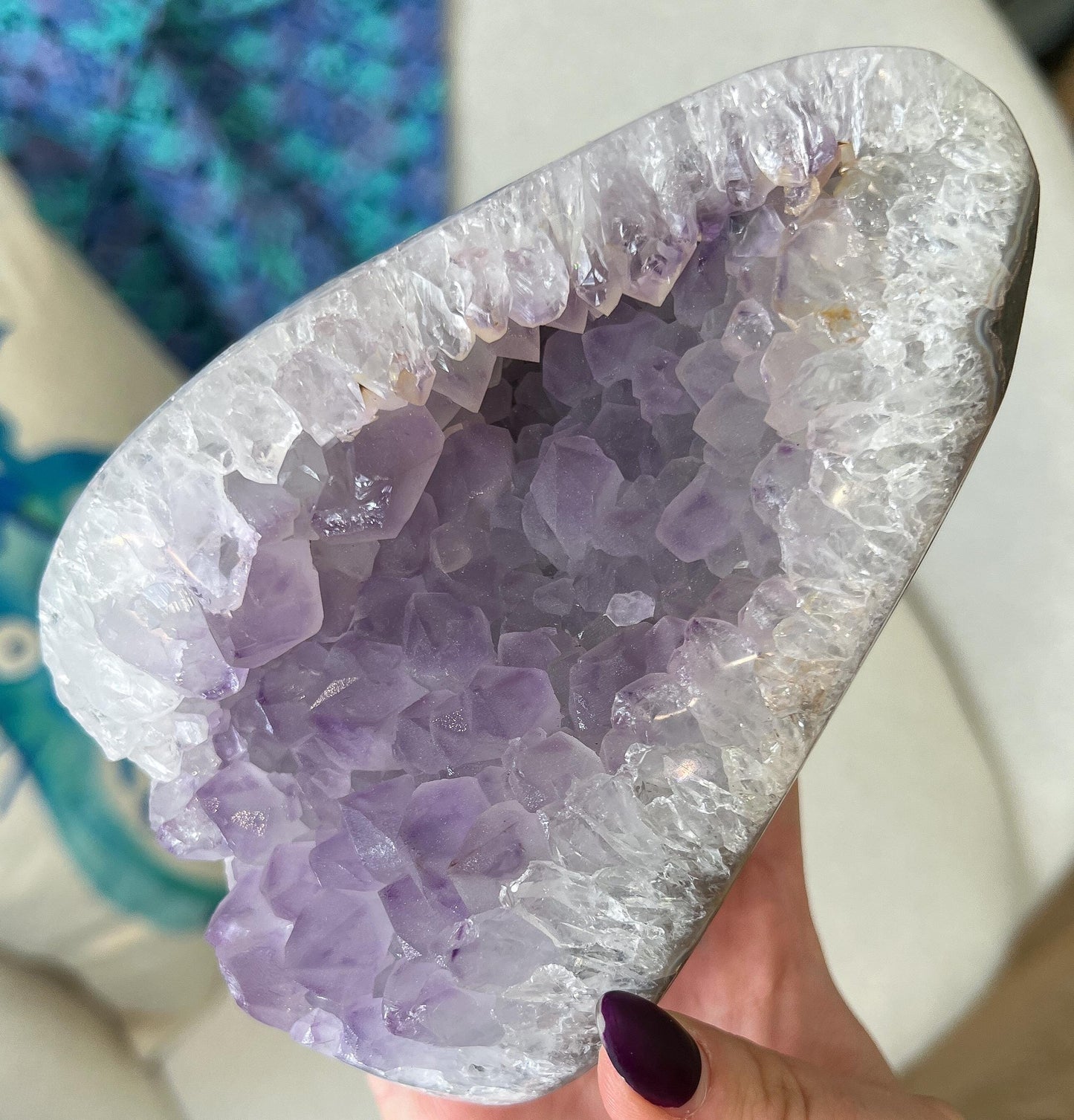 Sugar Druzy Lilac Amethyst