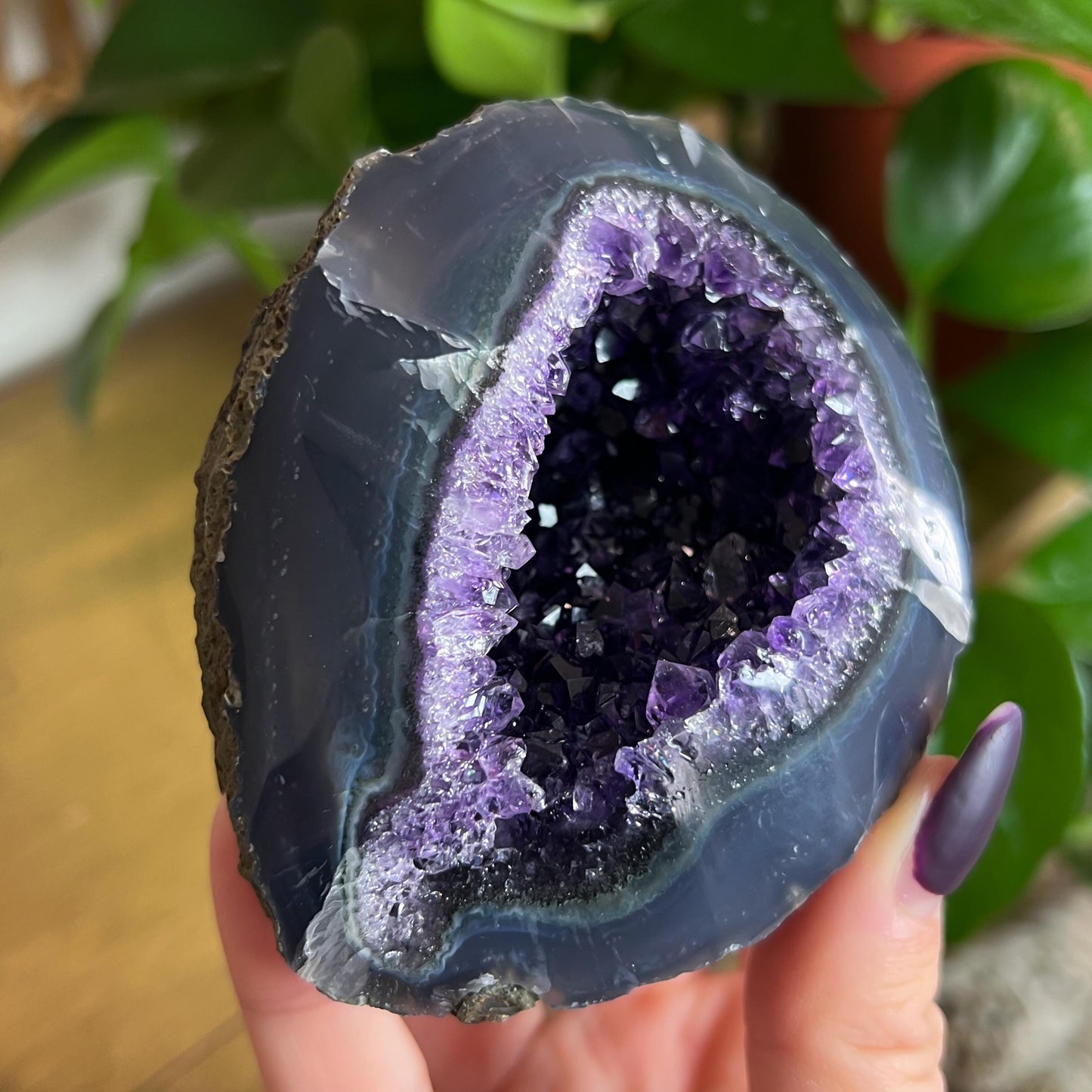 Druzy Amethyst Agate Cave