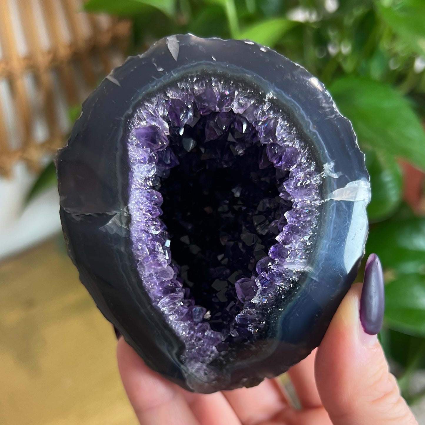 Druzy Amethyst Agate Cave
