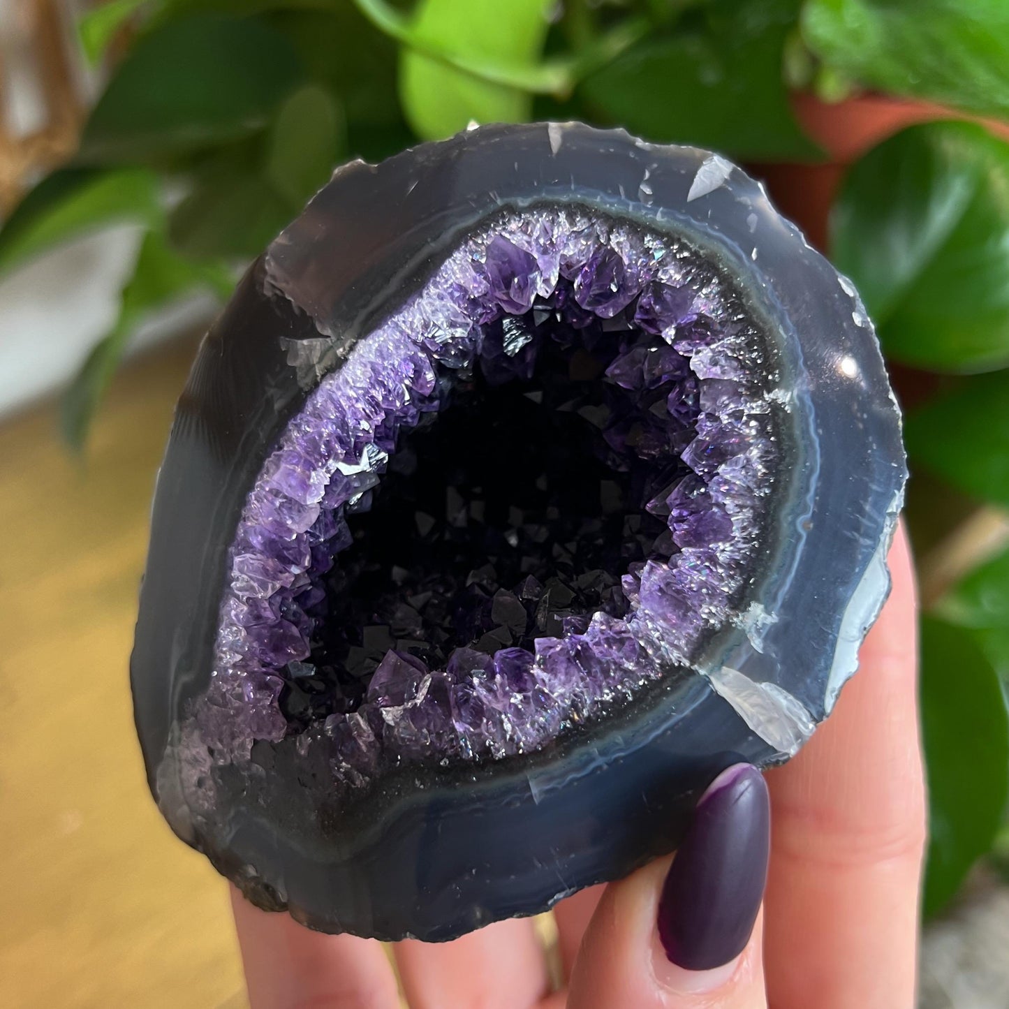 Druzy Amethyst Agate Cave