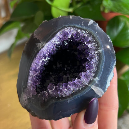 Druzy Amethyst Agate Cave