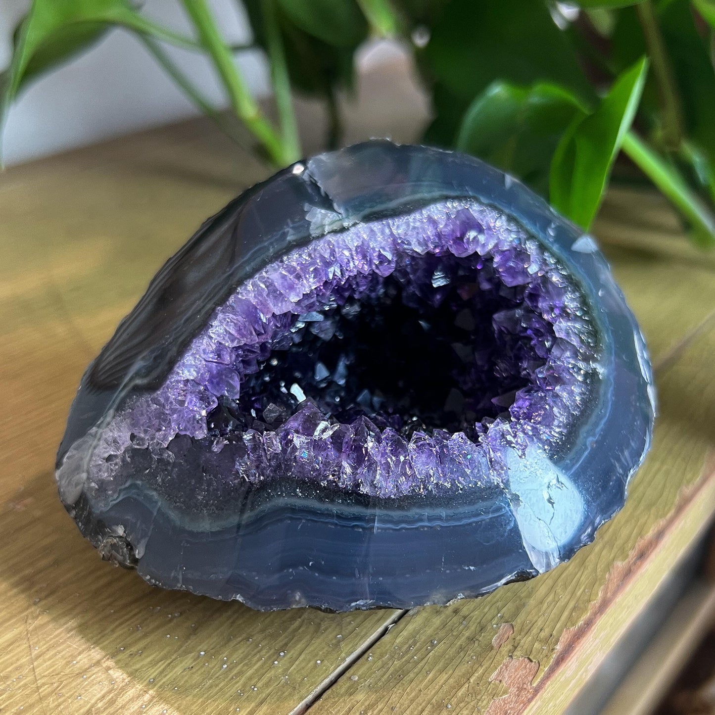 Druzy Amethyst Agate Cave