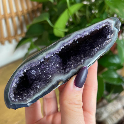 Druzy Amethyst Agate Cave