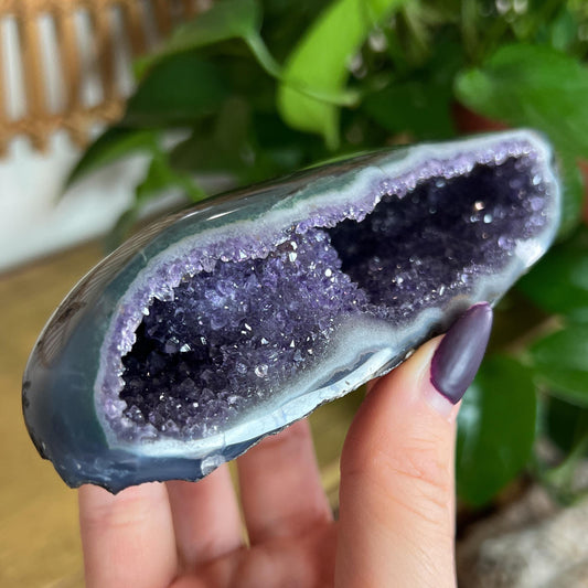 Druzy Amethyst Agate Cave