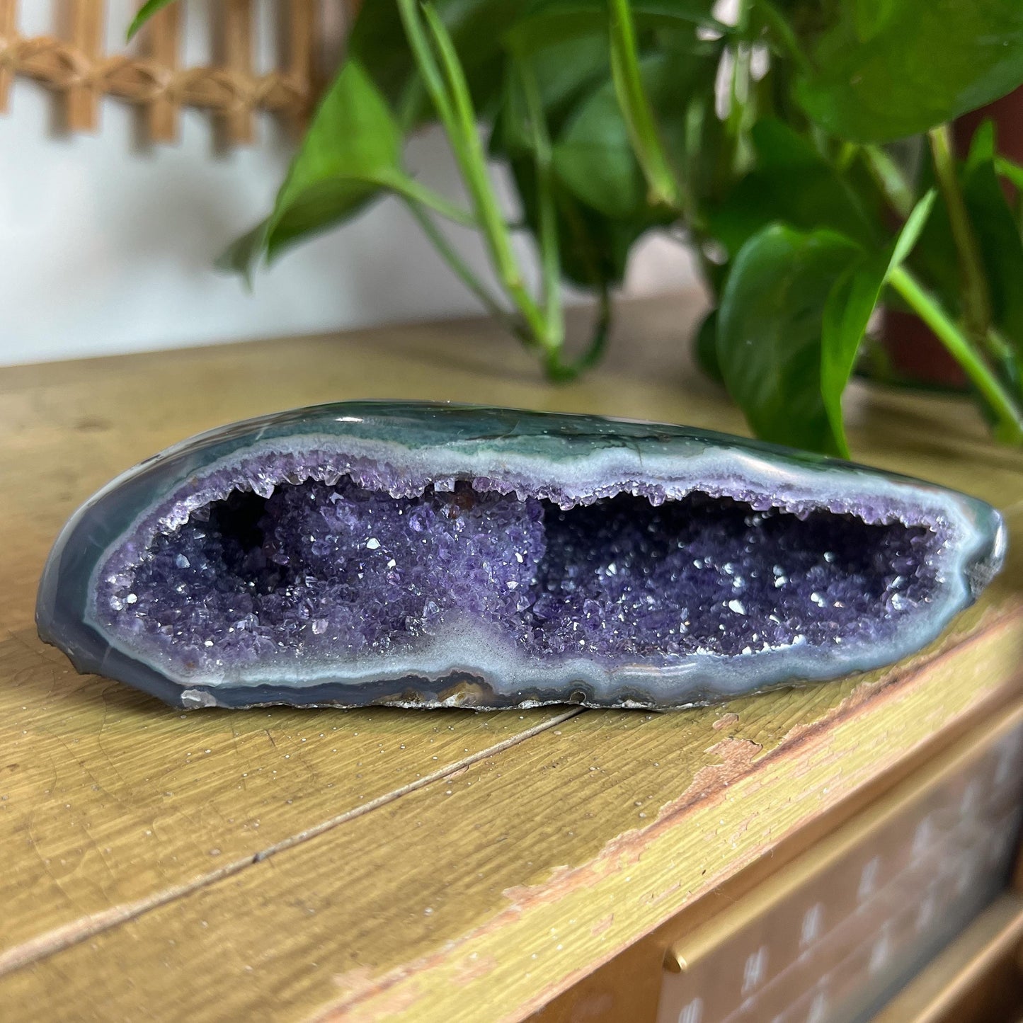 Druzy Amethyst Agate Cave