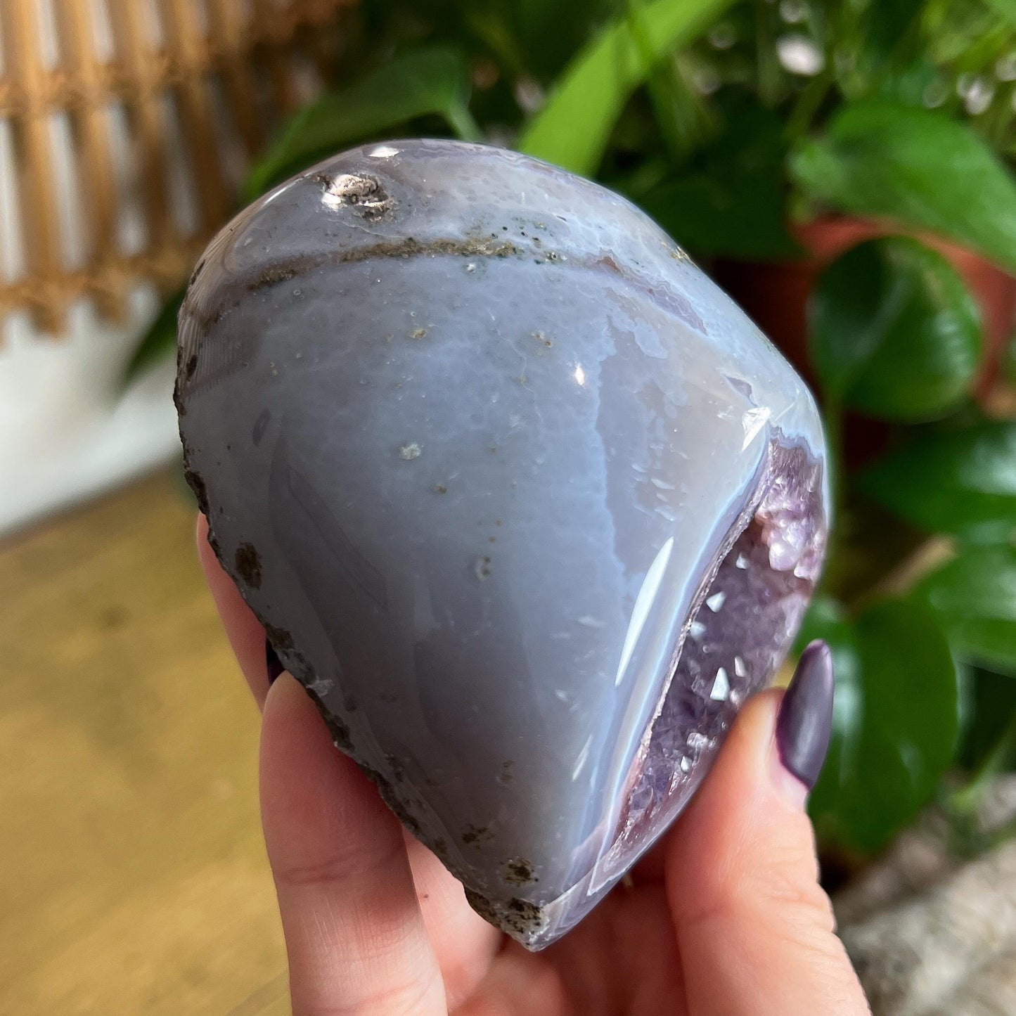 Druzy Amethyst Agate Cave