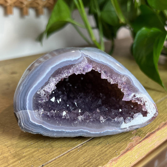 Druzy Amethyst Agate Cave