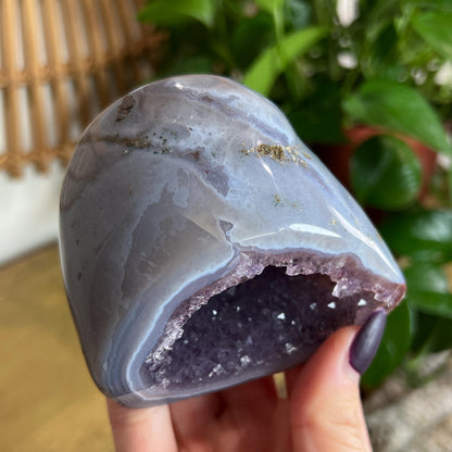 Druzy Amethyst Agate Cave