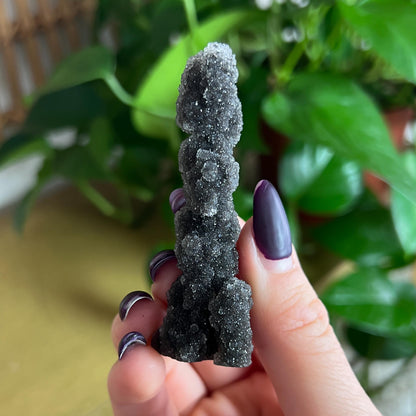 Black Amethyst Stalactite