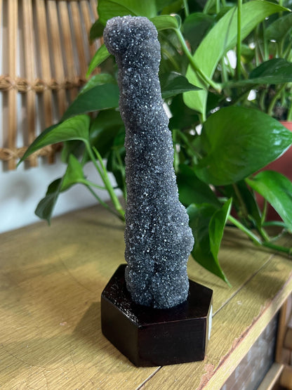 Black Amethyst Stalactite