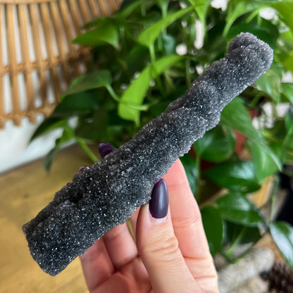 Black Amethyst Stalactite