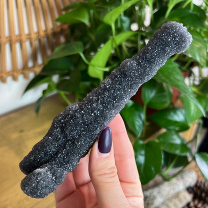 Black Amethyst Stalactite