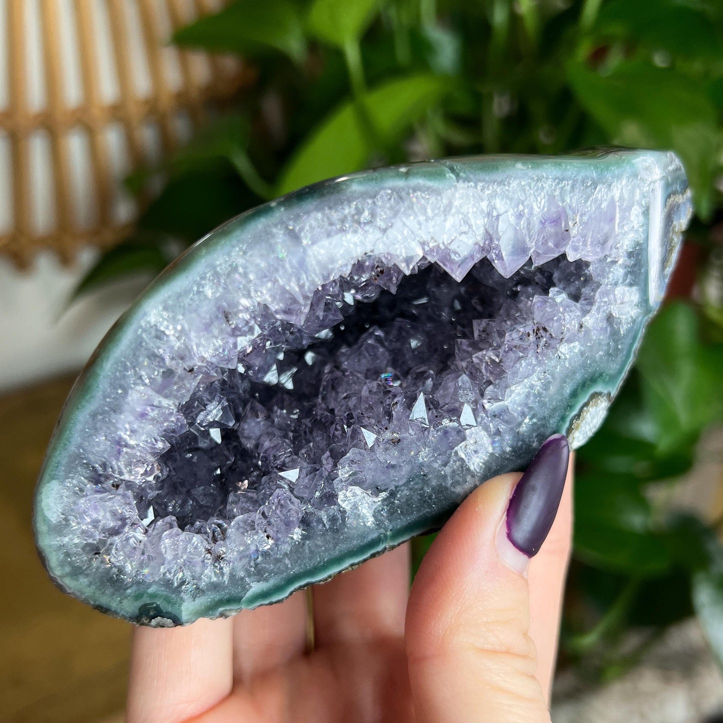 Druzy Amethyst Agate Cave