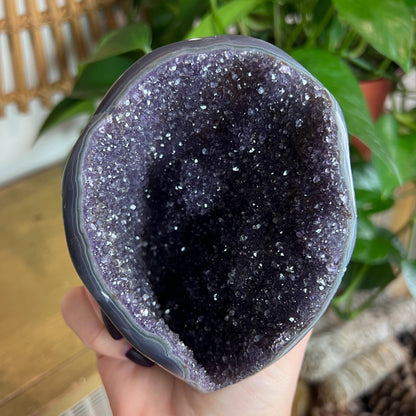 Druzy Amethyst Agate Cave