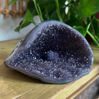 Druzy Amethyst Agate Cave