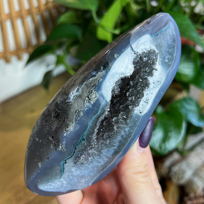 Black Galaxy Amethyst Geode