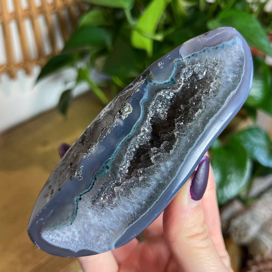 Black Galaxy Amethyst Geode