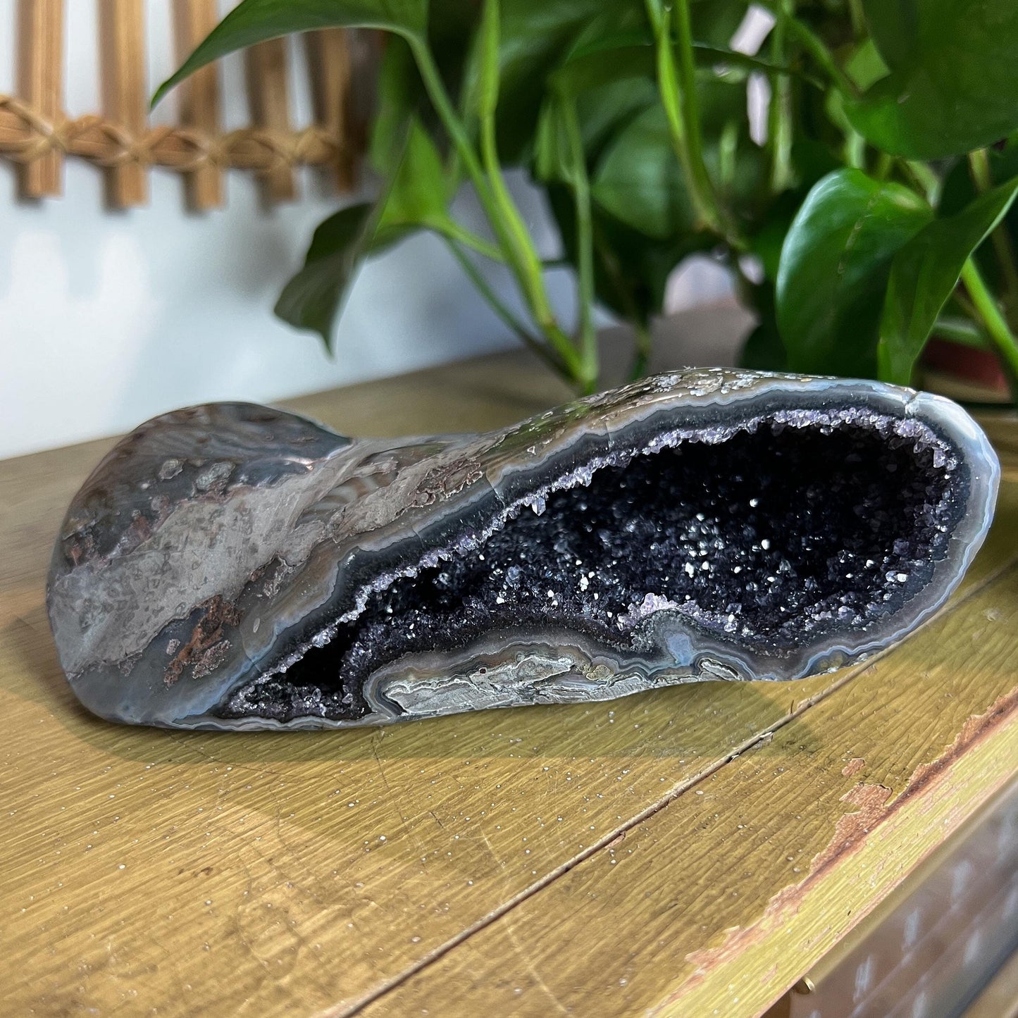 Black Galaxy Amethyst Cave
