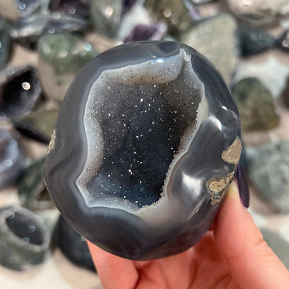 Sugar Druzy Agate Cave