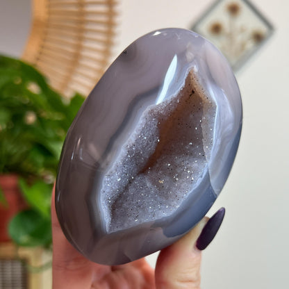 Sugar Druzy Agate Cave