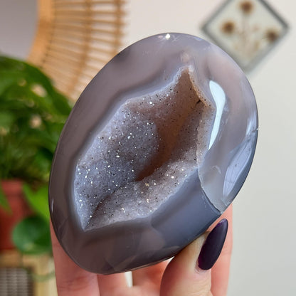 Sugar Druzy Agate Cave