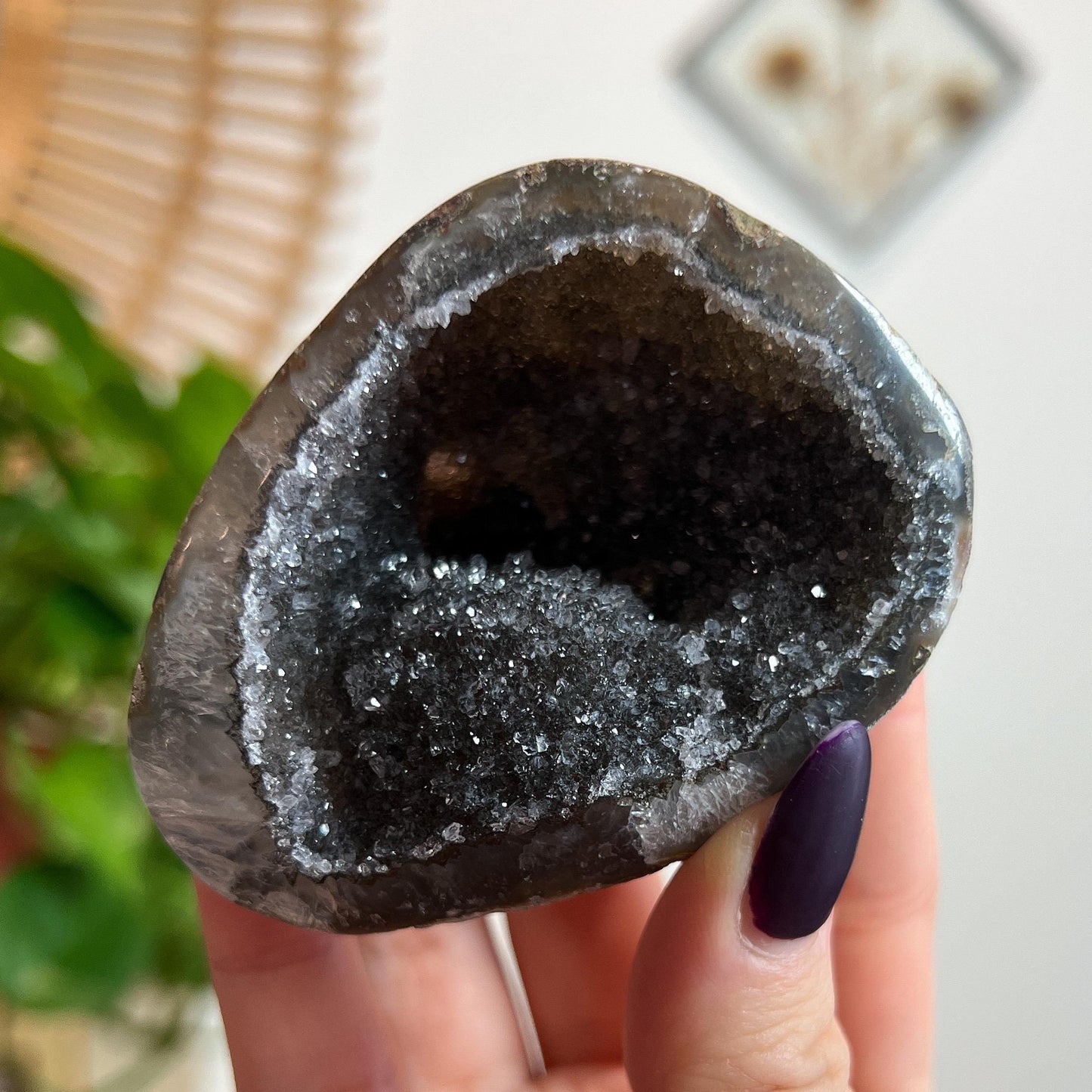 Black Galaxy Amethyst Cave