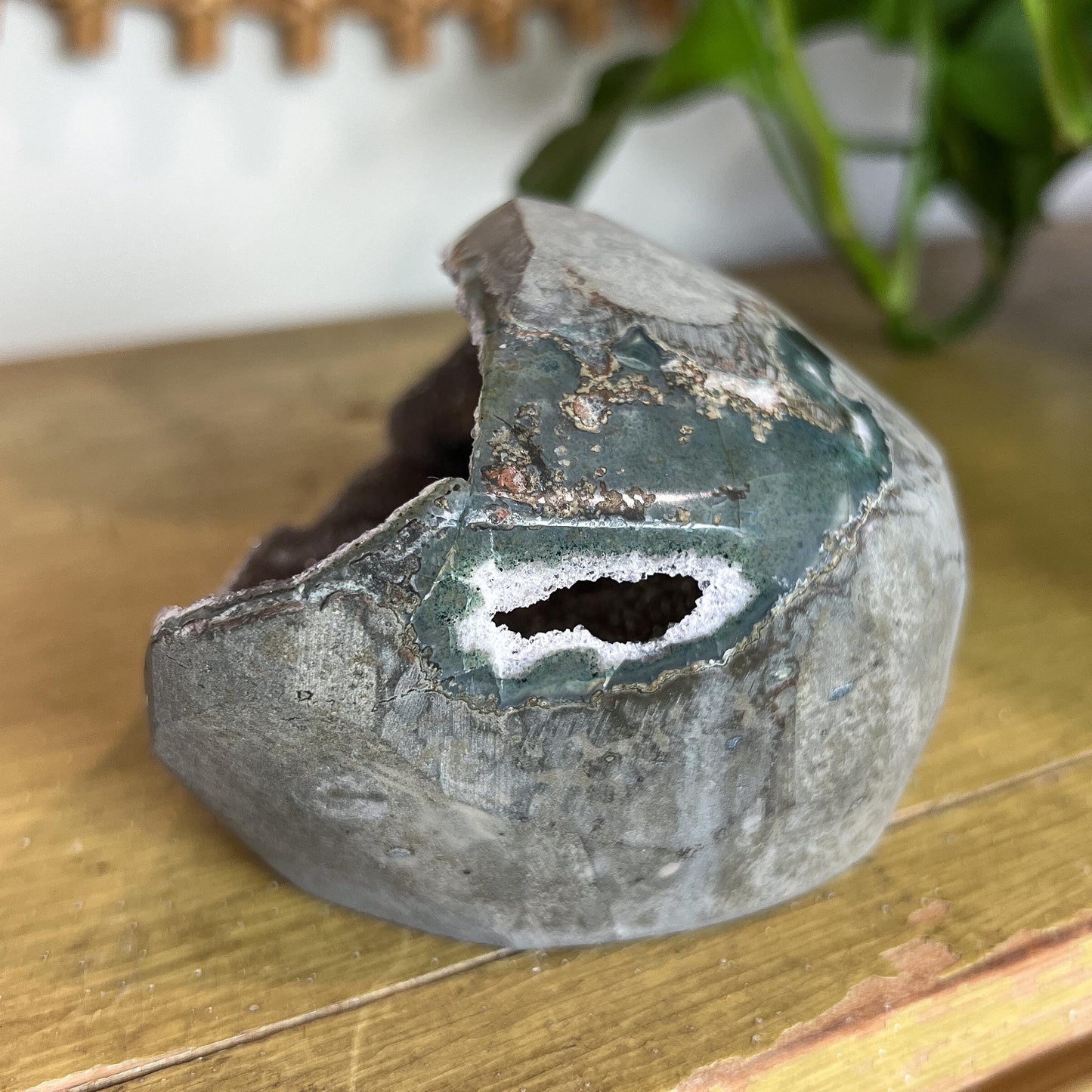 Rainbow Amethyst Geode Cave