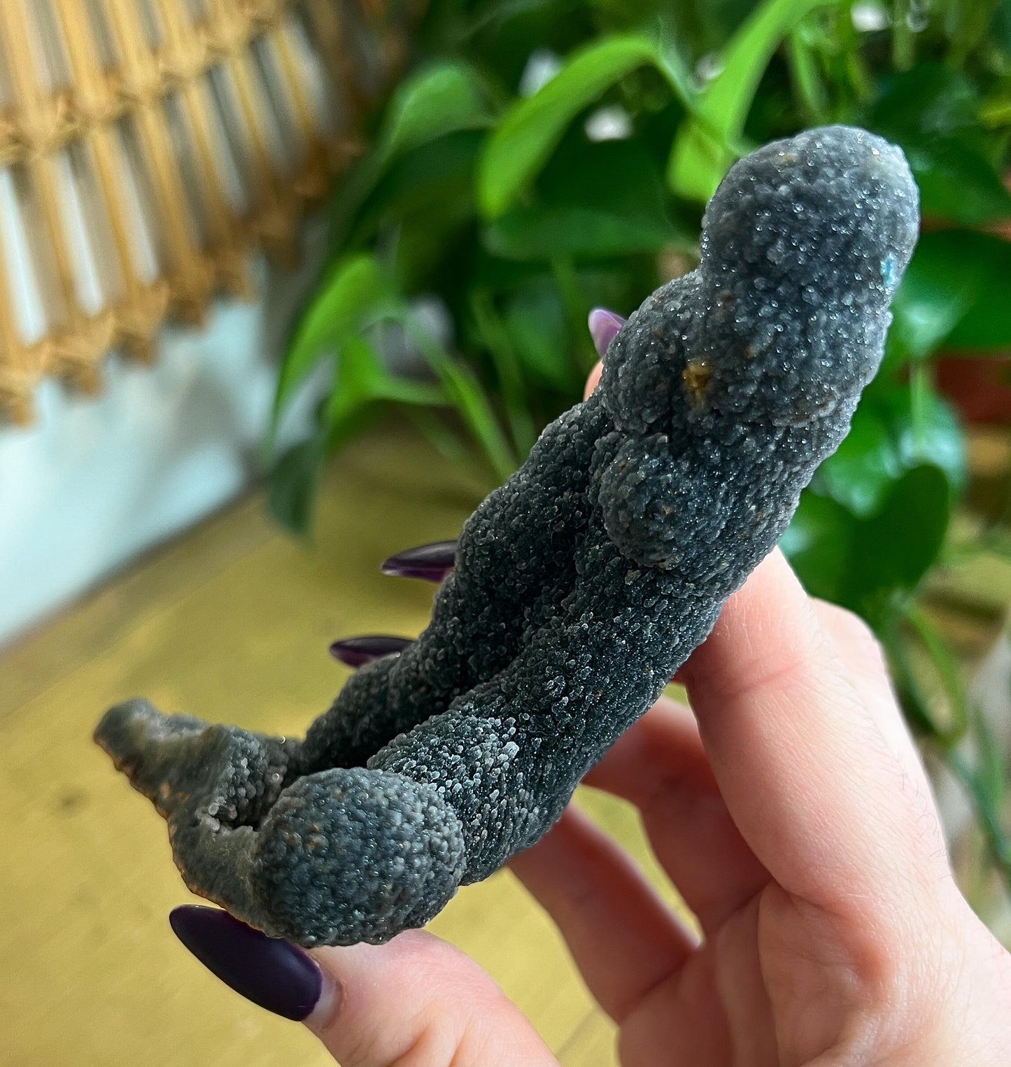 Black Amethyst Stalactite