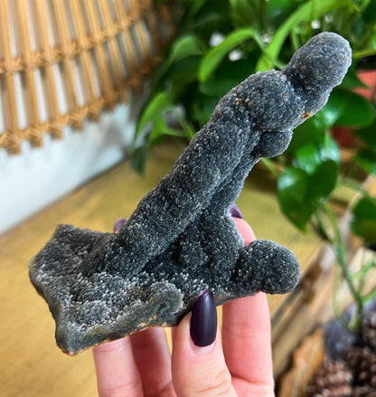 Black Amethyst Stalactite