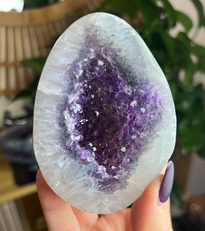 Amethyst Geode Halves