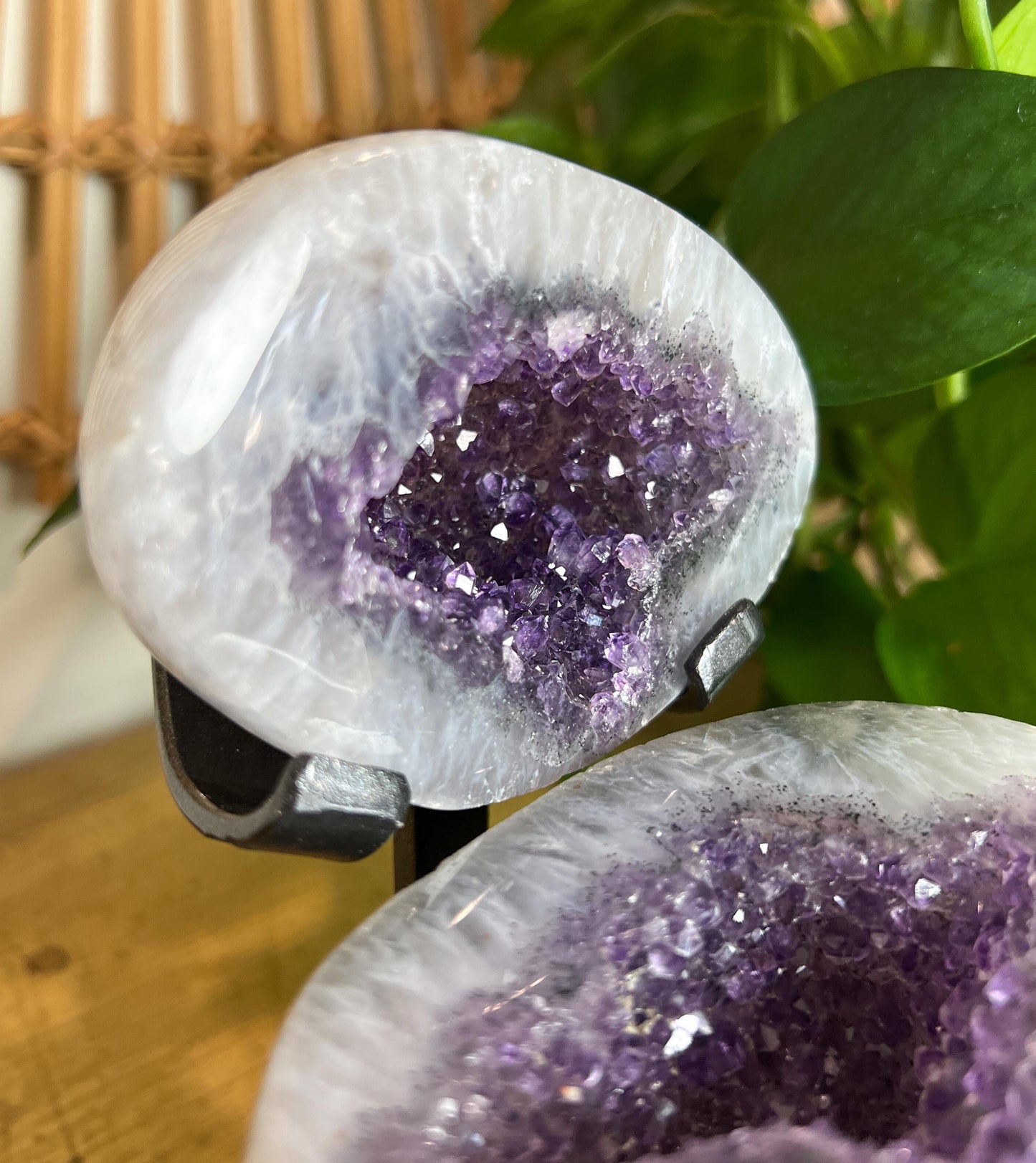 Amethyst Geode Halves