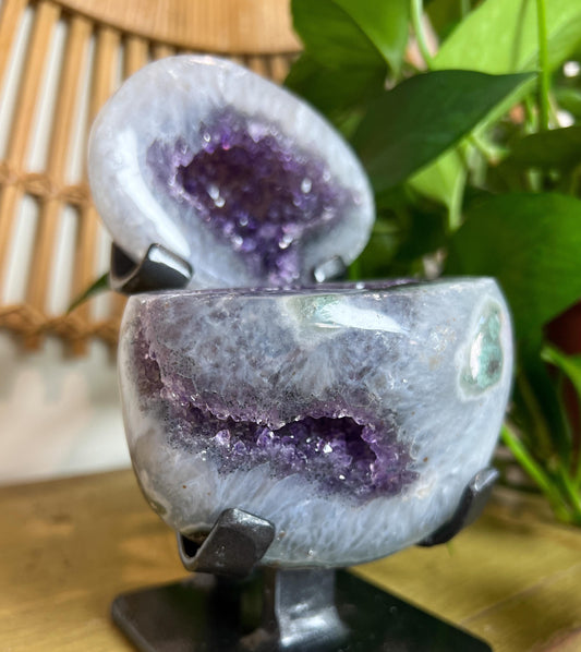 Amethyst Geode Halves