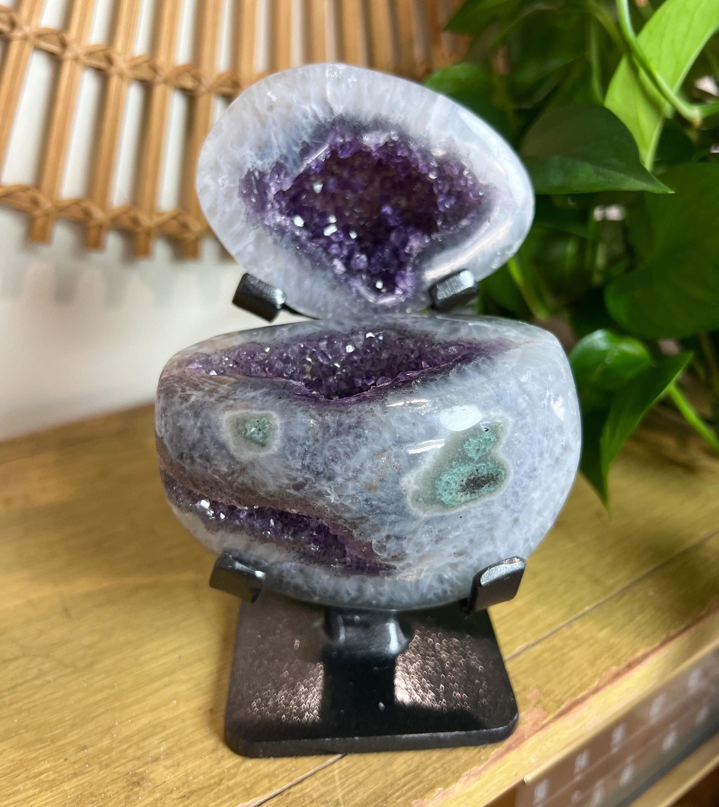 Amethyst Geode Halves