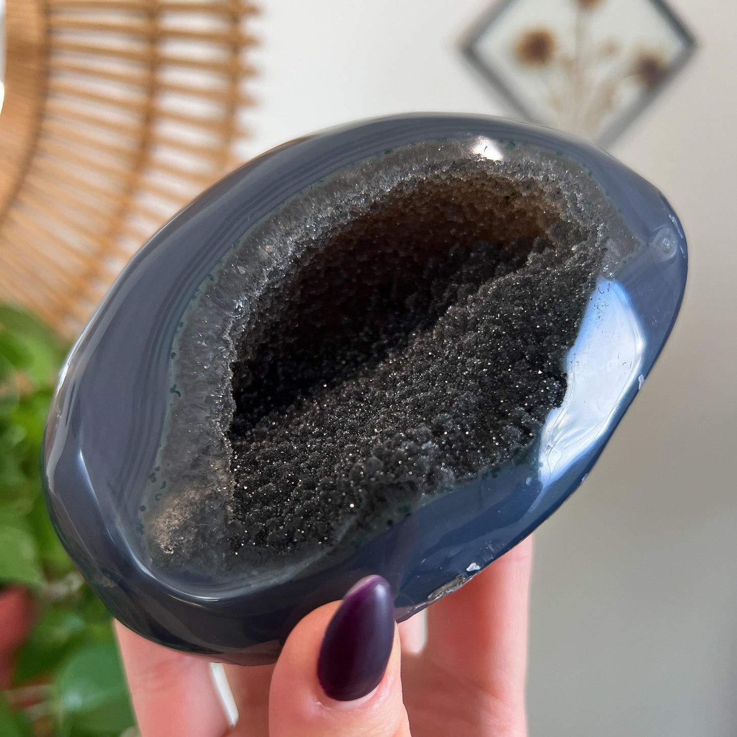 Black Galaxy Amethyst Cave