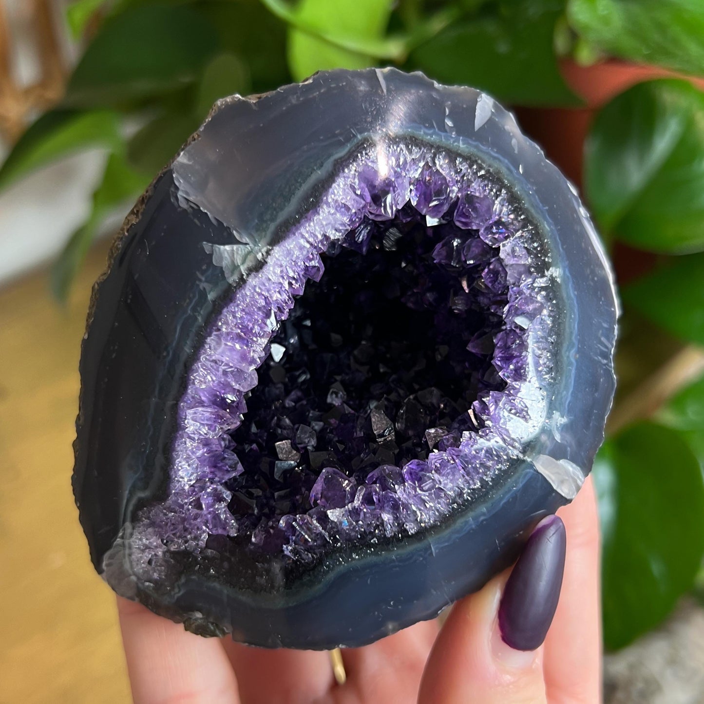 Druzy Amethyst Agate Cave