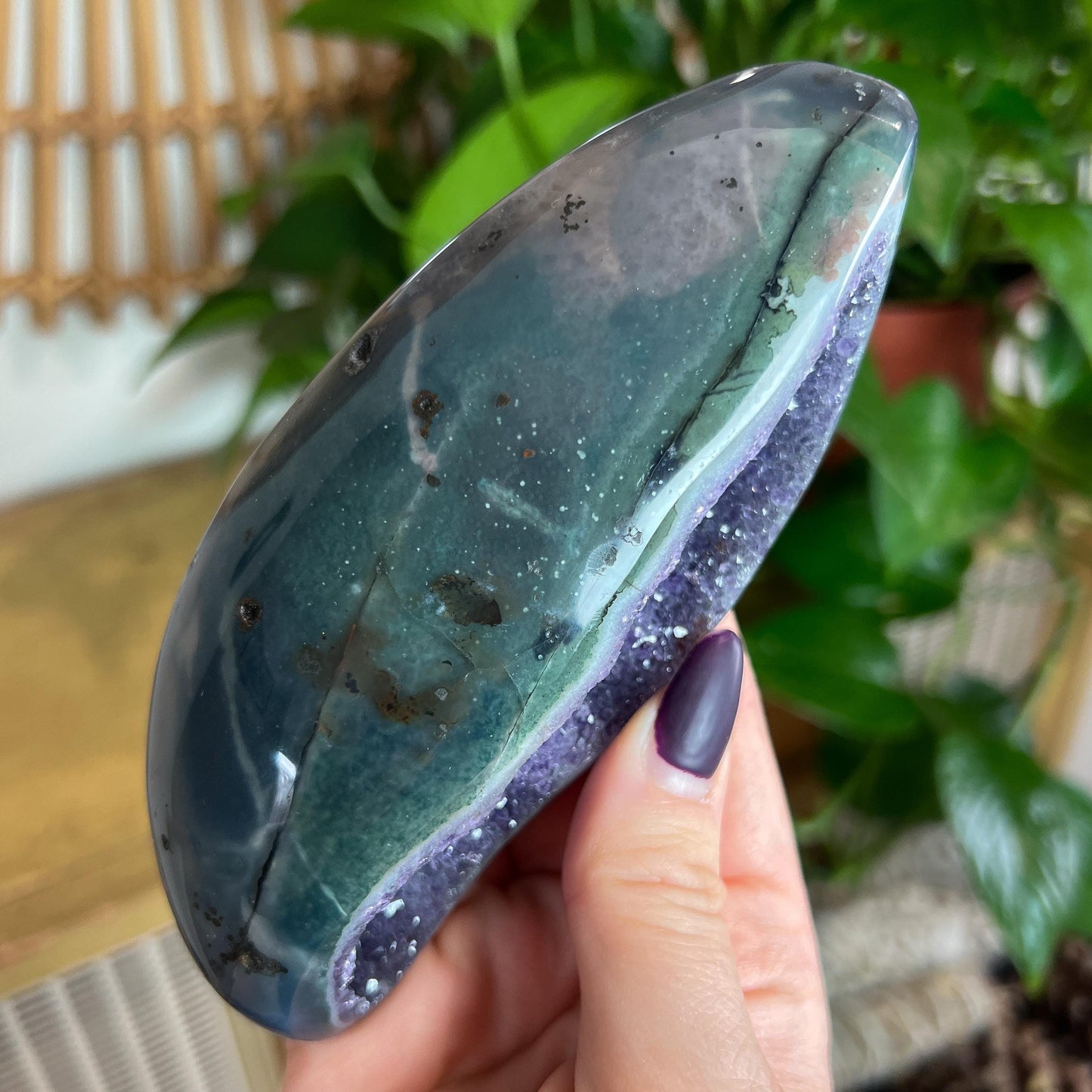 Druzy Amethyst Agate Cave