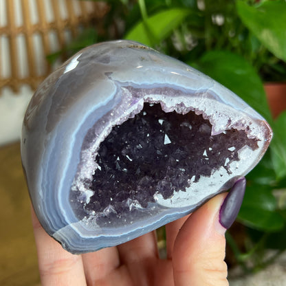 Druzy Amethyst Agate Cave