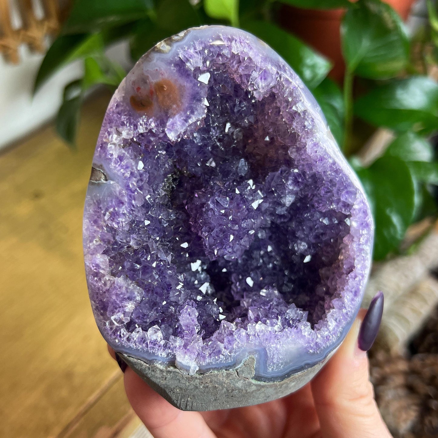 Druzy Amethyst Agate Cave