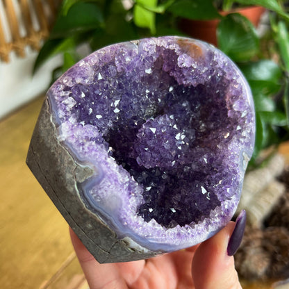 Druzy Amethyst Agate Cave